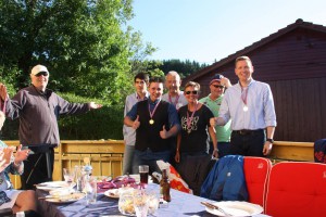 Medaljene delt ut på grillfesten